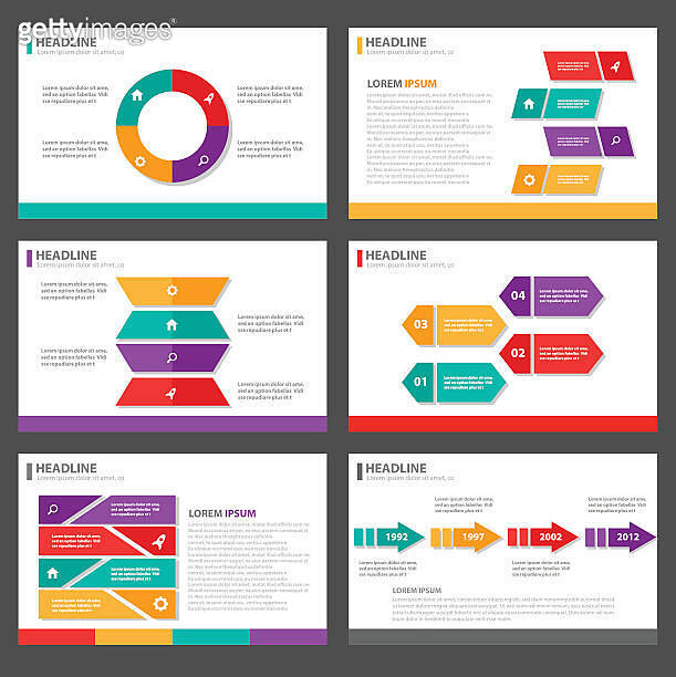 Abstract Colorful presentation template Infographic elements flat ...