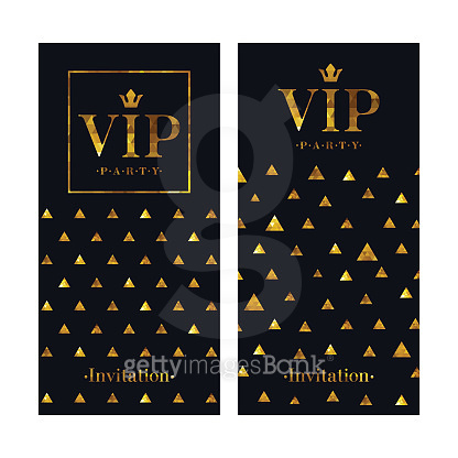 VIP invitation card premium design template (686623520) 일러스트, 무료 일러스트 ...
