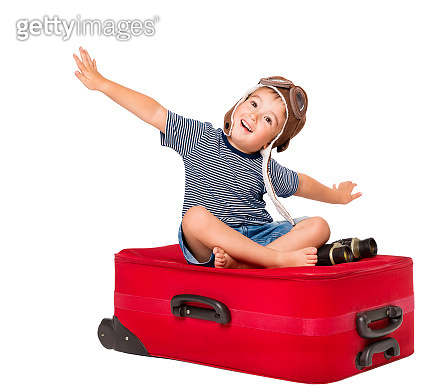 baby luggage boy