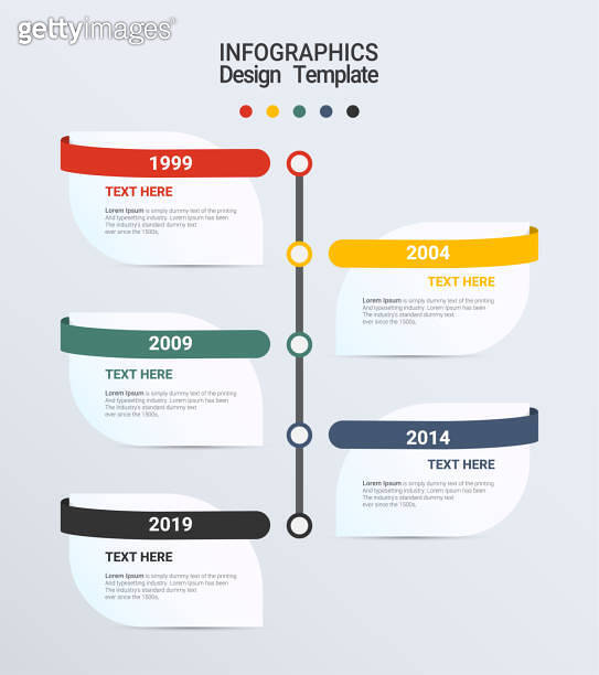 Business process. Infographics Timeline with 3 steps and options ...