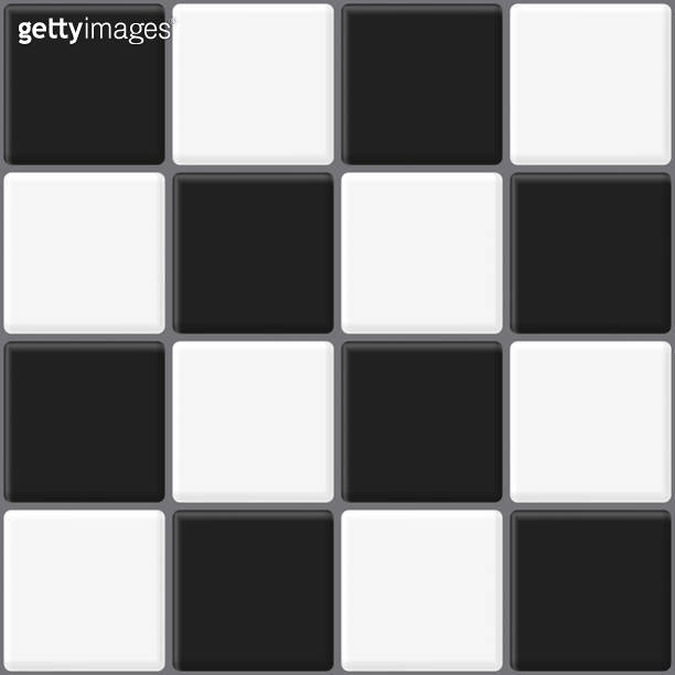 Black and White Tiles Seamless Texture. Abstract Vector Background ...