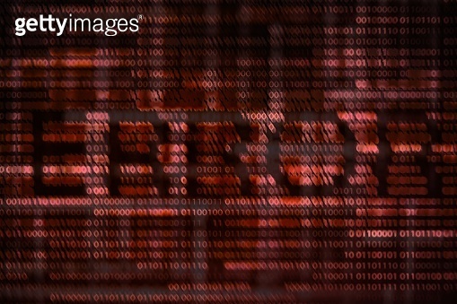 network error. cyber space business and computer problem concepts. blue ...