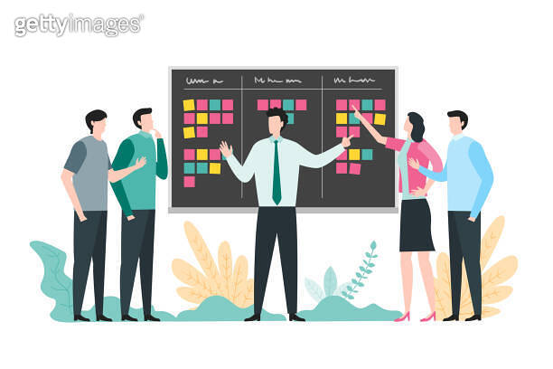 Business team meeting, business plan and brainstorming concept ...