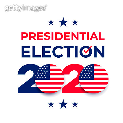 2020 United States Of America Presidential Election Banner Design