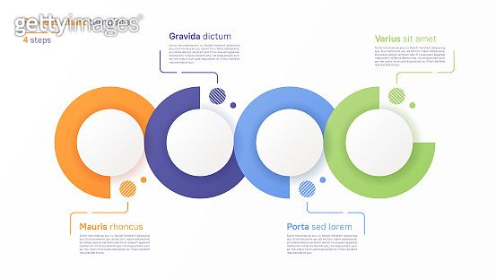 Vector process chart design, modern template for creating infographics ...