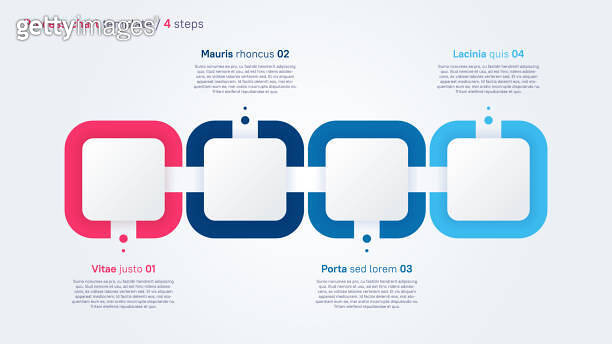 Vector process chart design, modern template for creating infographics ...