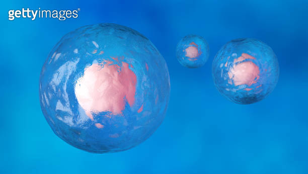Embryonic stem cells , Cellular therapy , Regeneration, 3D rendering ...