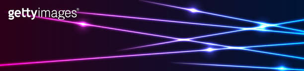 Blue purple neon laser lines technology modern banner design ...