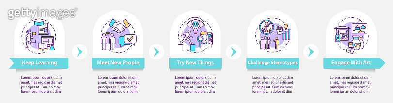 Boosting creative thinking tips vector infographic template (1286216377 ...