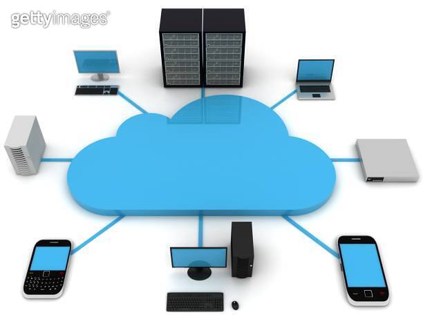 Cloud computing computer network security (1267562382) - 게티이미지뱅크