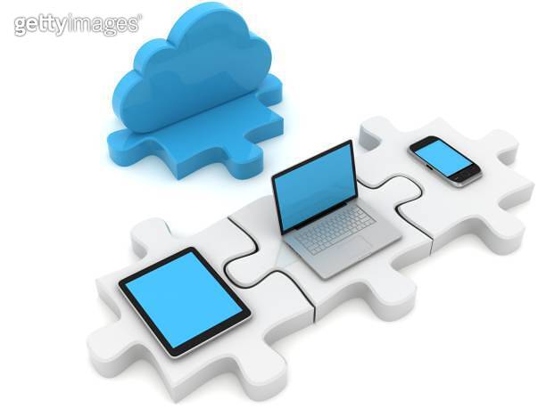 Cloud computing computer network security (1267562323) - 게티이미지뱅크