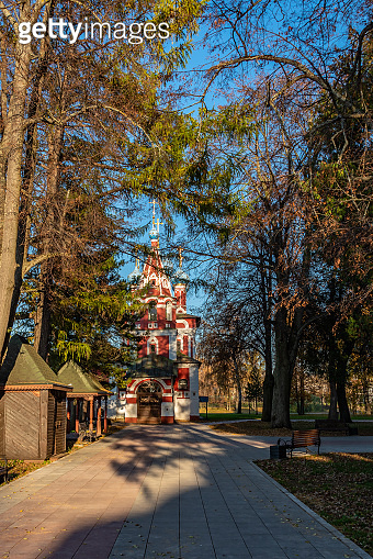 The Temple of Tsarevich Dmitry on the Blood in ancient town of Uglich ...