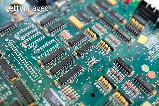 Old computer chips that are out of order. Not working microshops ...
