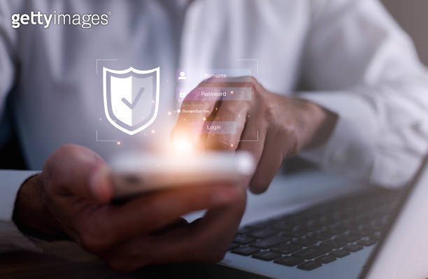 User authentication system with username and password, cybersecurity ...