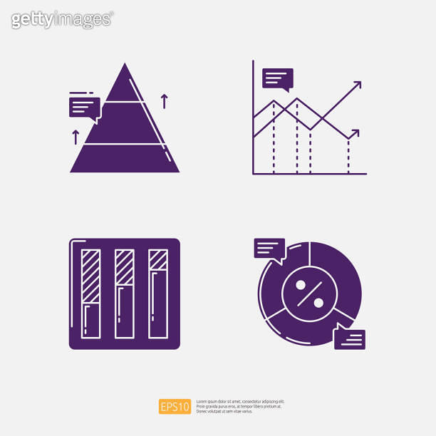 Financial Pyramid, Increase Growth Chart, Statistic Bar Diagram, Pie ...