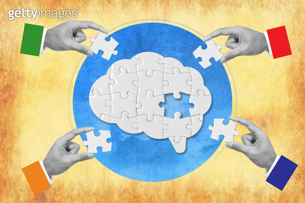 Business solutions, success and strategy concept. The missing piece of ...