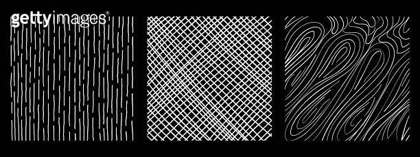 Graphic vector freehand textures set with different hand drawn squares ...