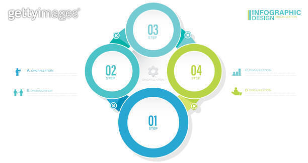 Vector circle chart infographic templates for presentations ...