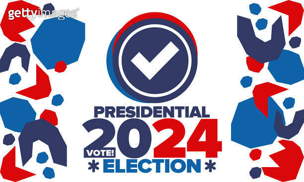 Presidential Election 2024 in United States. Vote day, November 5. US ...
