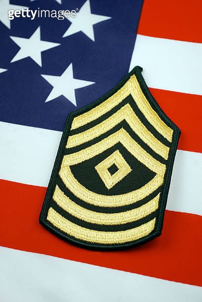 United States Army First Sergeant Insignia (172878180) - 게티이미지뱅크