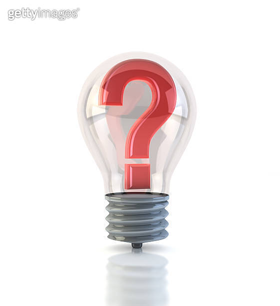 Question Mark In Light Bulb Question Mark in Light Bulb (185331875) 일러스트, 무료 일러스트 - 게티이미지뱅크