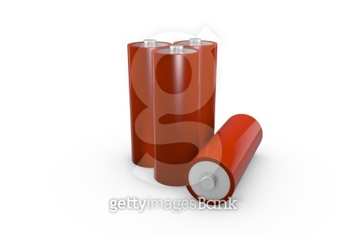 Red batteries 이미지 (186213326) - 게티이미지뱅크
