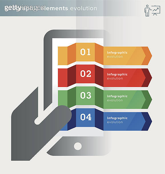 Evolution Label infographics elements – evolution series – labels (451881553) 일러스트, 무료 ...