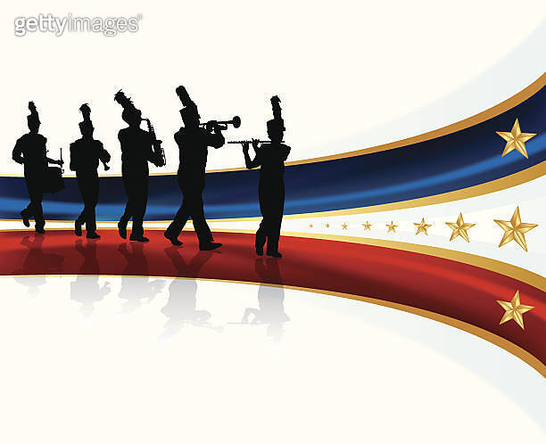 Marching Band Swoosh Graphic Background 이미지 (450246307) - 게티이미지뱅크