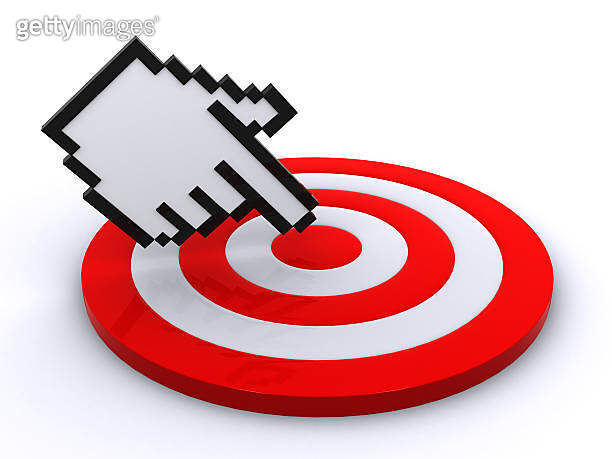 Target Cusor cursor on target (478884849) - 게티이미지뱅크
