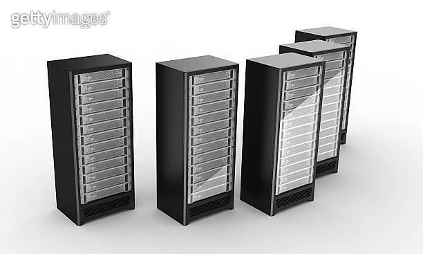 Rack of High Performance Servers (514636015) - 게티이미지뱅크