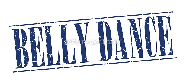 belly dance blue grunge vintage stamp isolated on white background 이미지