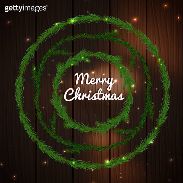 Christmas tree garlands 이미지 (489013654) - 게티이미지뱅크