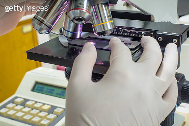Hand Using Microscope Png Details of medical laboratory, scientist hands using microscope ...