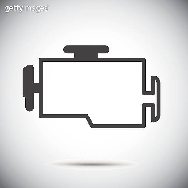 Emissions control lamp sign illuminated car dashboard 이미지 (471116054) 게티이미지뱅크