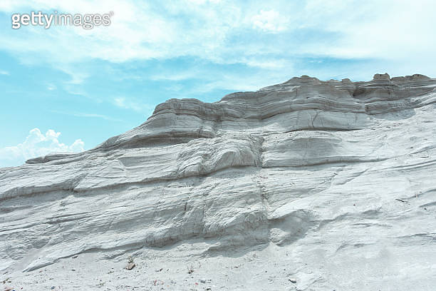 white rock strata formation 이미지 (479999126) - 게티이미지뱅크