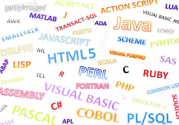 Most widely used programming languages in the world 이미지 (483420831 ...
