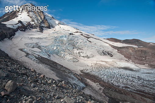Eliot Glacier on Mt. Hood 이미지 (471372837) 게티이미지뱅크