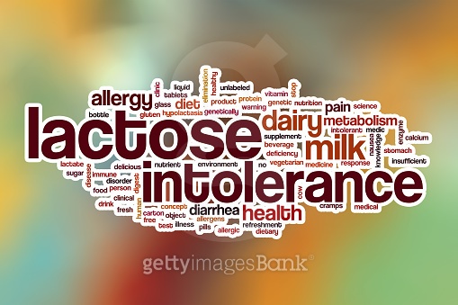 Lactose intolerance word cloud with abstract background 이미지 (477065308