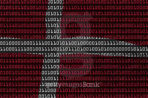 Denmark Domain Code Danish Technology Concept - Flag of Denmark in Binary Code 이미지 ...