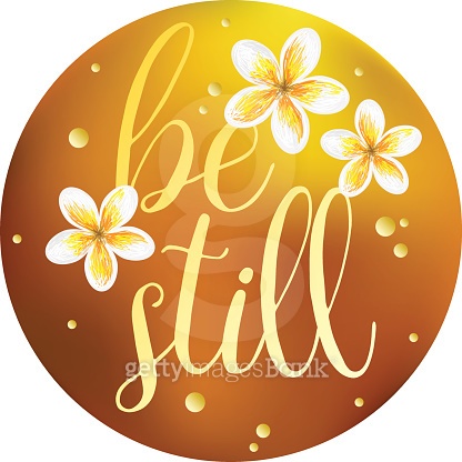 Be still. Vector lettering 이미지 (507707088) - 게티이미지뱅크