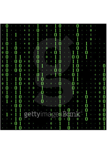 Streaming binary code vector background. Coding or Hacker concept. Data ...