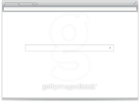 Opened browser vector template. Vector mockup isolated on white. Past ...