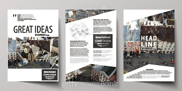 Business templates for brochure, magazine, flyer, report. Cover design ...