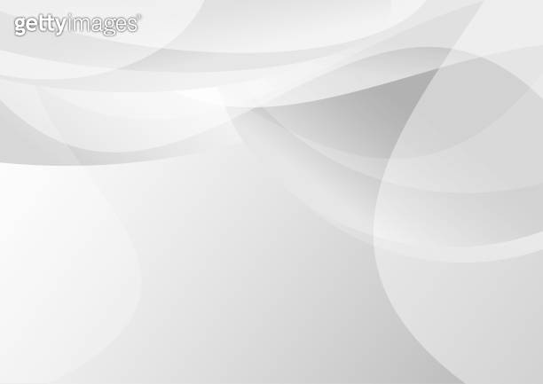 Abstract gray gradient curve overlap on white background with soft blur ...