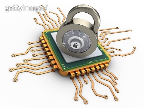 Getty Images Computer Processing 3d golden computer processor 이미지 (846342638) - 게티이미지뱅크