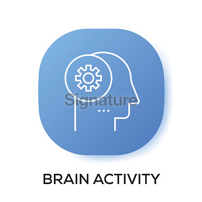 BRAIN ACTIVITY APP ICON 이미지 (854989762) - 게티이미지뱅크