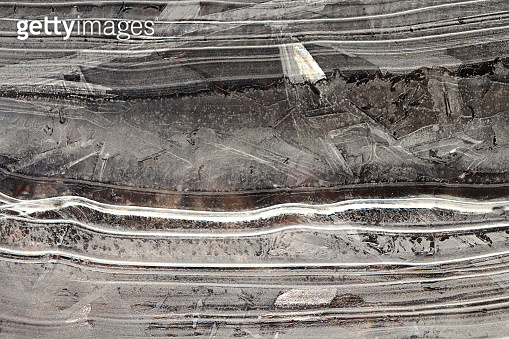 Ice Pattern Surface Background Texture. Wavy Drawings of Ice Lines on a ...