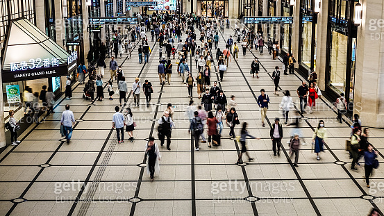 Hankyu Department Store Osaka in Japan 이미지 (695473390) 게티이미지뱅크