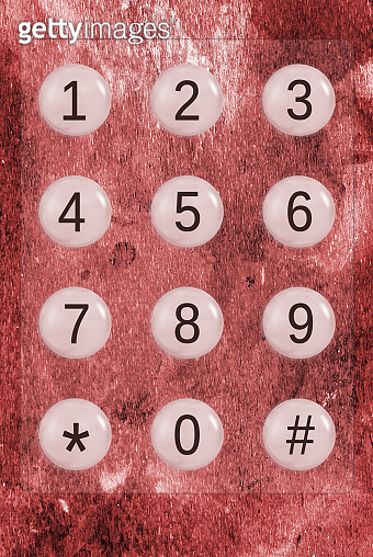 Key Phone Texture Telephone Keyboard on Paint Stained Wood Texture (896967218) - 게티이미지뱅크