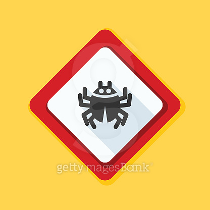 Programming code bug sign 이미지 (697057586) - 게티이미지뱅크